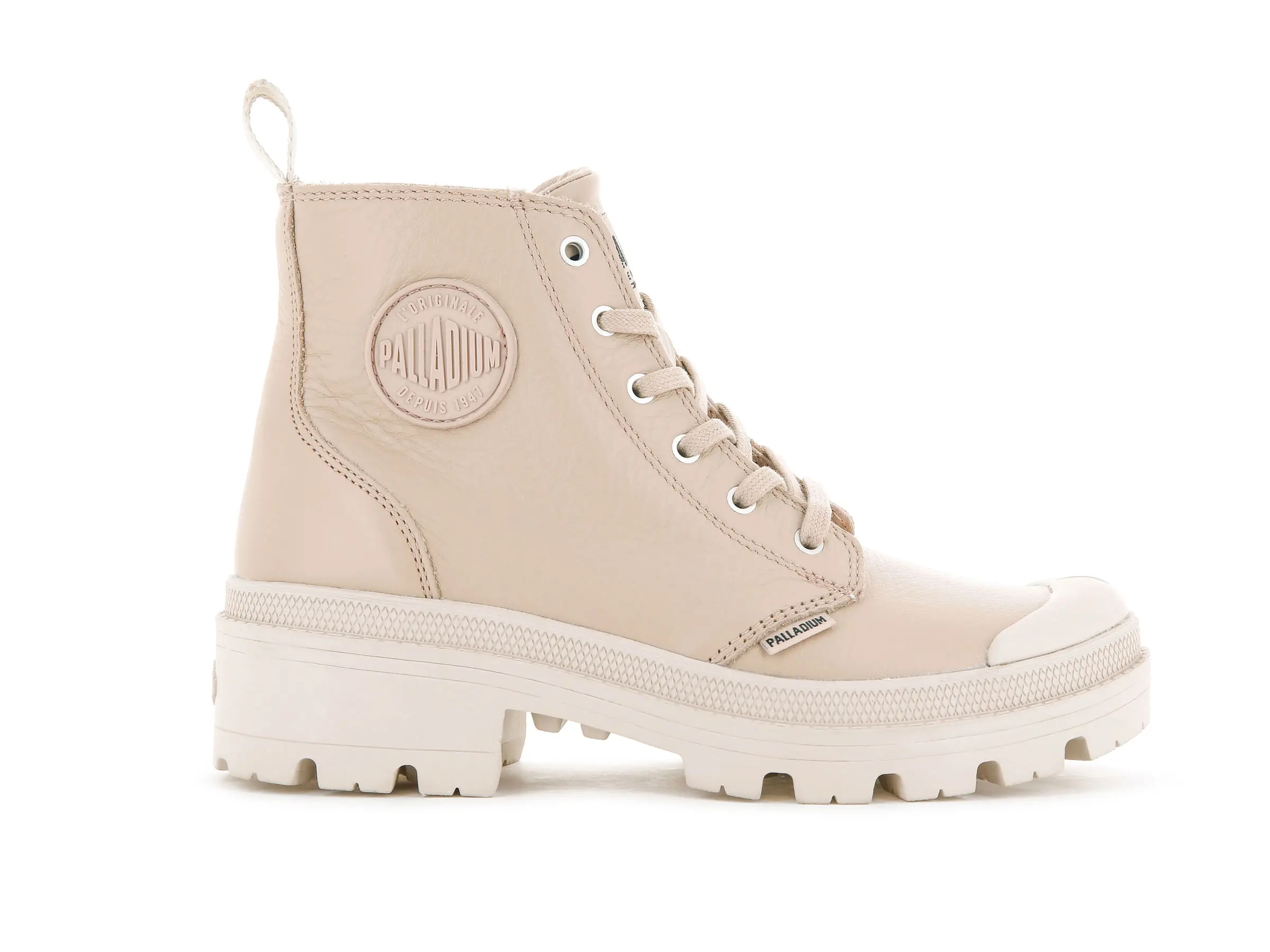 Pallabase Leather Women's Boot - Nude Dust
