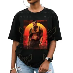 Michael B. Jordan, Smoke, Sinners Movie Inspired T-Shirt, Graphic Print T-Shirt