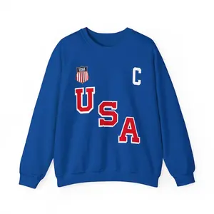 USA HOCKEY Auston Matthews Heavy-Blend Crewneck Sweatshirt