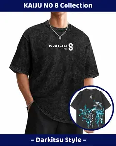 Kaiju No 8 Wash Shirt Collection - Fan Made Shirt - Inspired T-shirt - Best Shirt For Anime Fans - Gift For Family and Friends