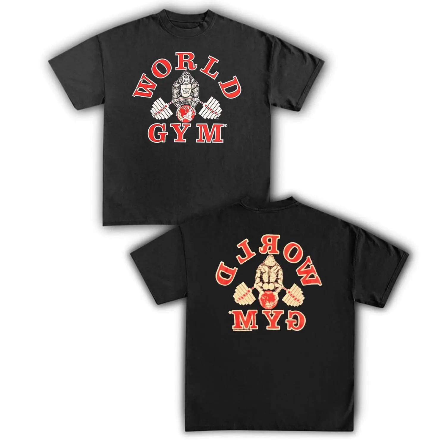 Vintage 1996 World Gym Orlando Florida Double Sided T-Shirt, Retro Bodybuilding Gym Graphic Tee, 90s Fitness Workout Shirt, Muscle Gym Gift