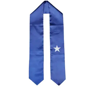 Somalia Flag Graduation Stole, Sash,Scarf, Gift, Students, High Quality, High School, College, Scarves, Adults, Men and Women, Satin