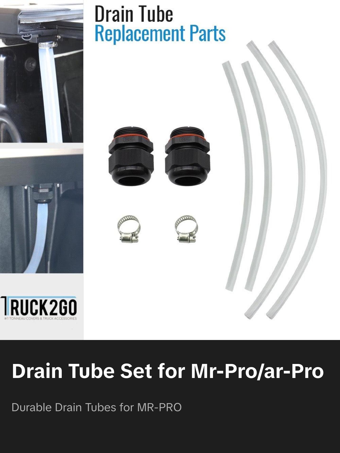 SYNETICUSA Drain Tube Replacement for MR-PRO / AR-PRO / ER-PRO Retractable Cover