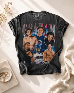 Garrett Graham Briar University Comfort Colors Shirt, Vintage Hockey Romance Tee, Briar Hockey Team Shirt, Bookish Sports Romance Gift