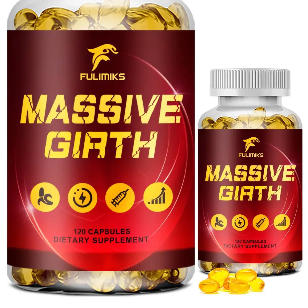 Massive Girth Men's Gummies, Enhances Performance & Energy, Provide a Happy Life...
