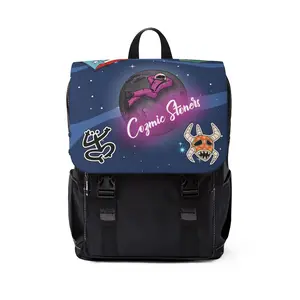 Cozmic's Shoulder Backpack - Lightweight Tear-Resistant Oxford Fabric with 6 Compartments & Adjustable Straps for Everyday Use
