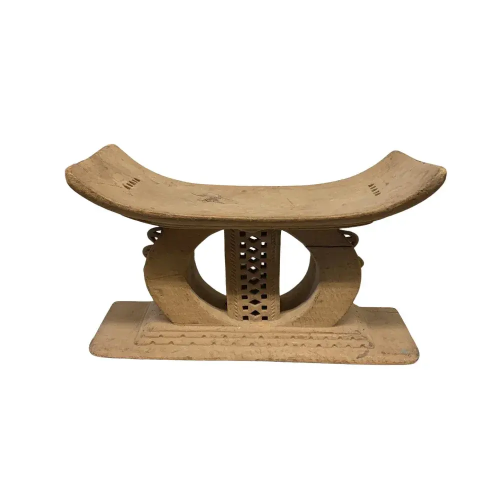 Vintage Wooden Ashanti Stool Vintage Wooden Ashanti Stool