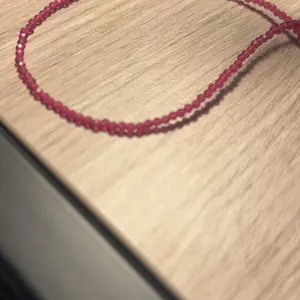 Natural Genuine Red Spinel 2mm Round Beads Choker Healing Charka Red Crystal Dainty Minimalist Necklace Gift