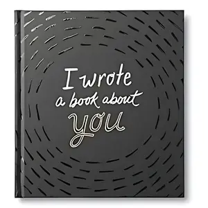 "I Wrote a Book About You" Interactive Notebook - Hardcover Journal, Fill-in-the-Blank Fun Book, Gift for Parents-Couples