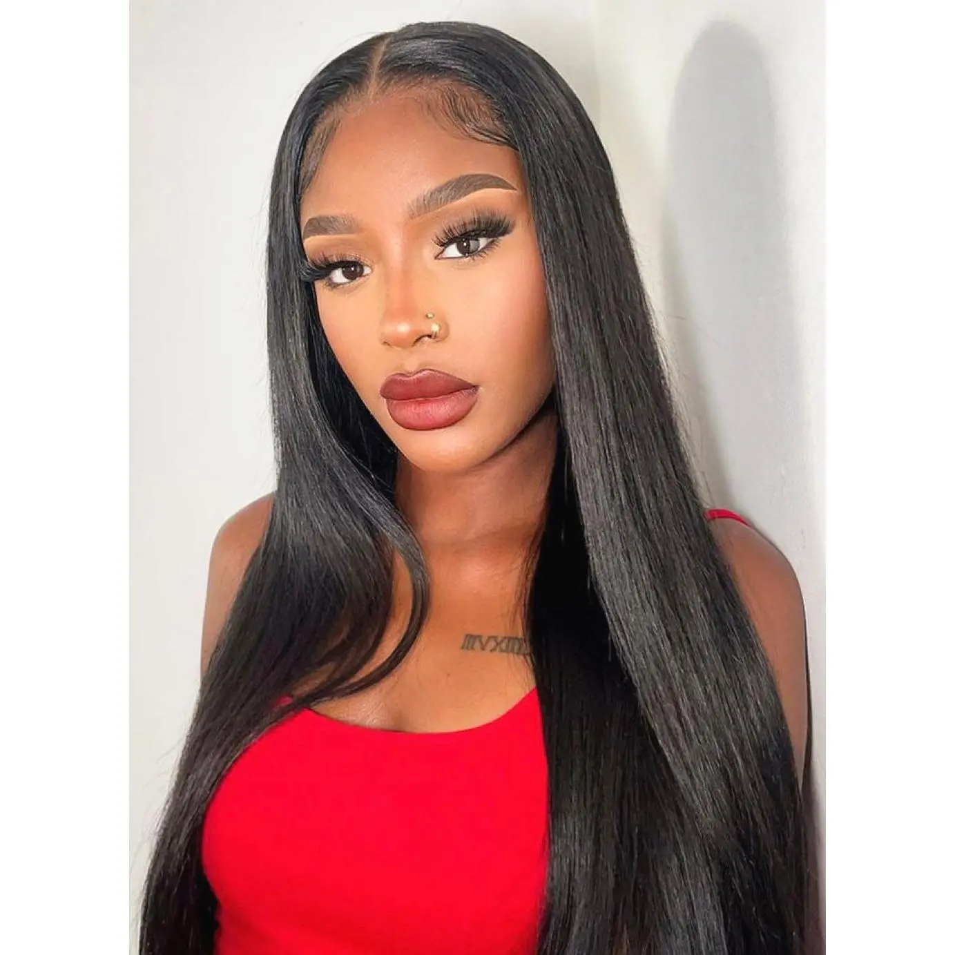 24-inch 6x6 HD Lace Wig – Straight, 100% Human Hair