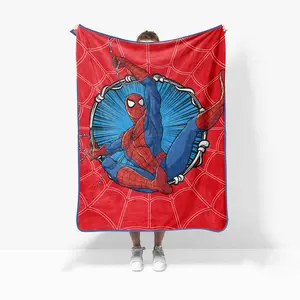 Jay Franco Marvel Spiderman Web Swing Plush Throw Blanket