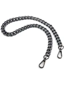 Metal Aluminum Bag Chain Replacement Parts Accessories for Hand-Woven Shoulder Handbag DIY Handmade Detachable Straps Fashionable Chain Strap