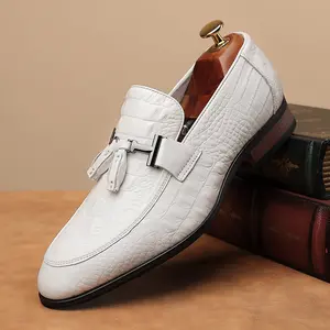 Large size men's light luxury high-end luxury top layer cowhide business casual leather shoes, formal shoes suitable for wedding, business party and banquet office 56791