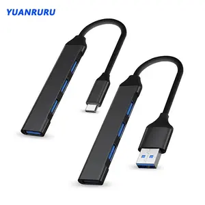 USB 3.0 Hub USB Hub 4 Port High Speed Type c Splitter 5Gbps For PC Computer Accessories Multiport