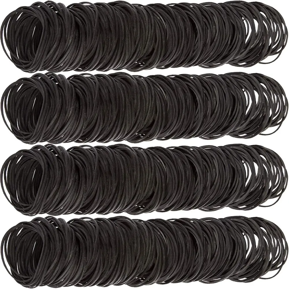 Rubber Bands black 500pcs #16 Small Rubber Band For Office,Money,School,Home size16 Elastic Band 38m m rubber bands
