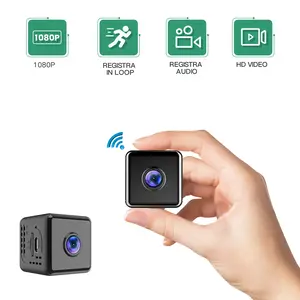 1080P WiFi Hidden Spy Camera Night Vision Motion Detection Wireless Security Camera Pet Baby Nanny Cam App Live Feed Small Smart Home Monitor Mini with Infrared
