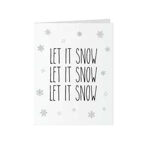 Let it Snow - Glitter Bomb Card
