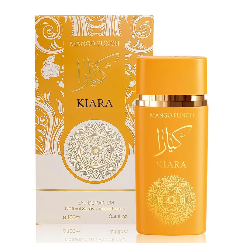 KIARA MANGO PUNCH Women's Perfume Eau De Parfum Tropical, Fruity, Floral, Vanilla Long Lasting Fragrance with Beautiful Bottle 100ML for Daily Use