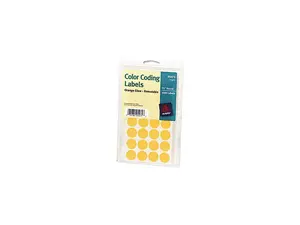 Avery 05471 Print or Write Removable Color-Coding Labels, 3/4in dia, Neon Orange, 1008/Pack