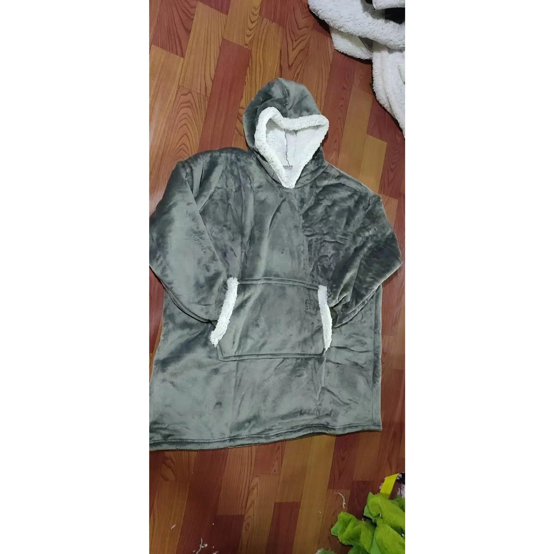 Gray with white border