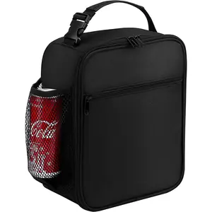 Lunch Box for Men - Reusable Lunch Bag Men Adult Women- Insulated Small Lunchbox (Black) ZM-YOUTOO