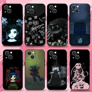 Game Sally Face SF  Phone Case For iPhone 16,15,14,13,12,11 Plus,Pro Max,Soft Silicone Black Cover