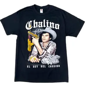 Chalino Sanchez T Shirt Menswear Cotton Streetwear Round Neck Tshirt