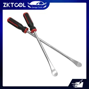 2pcs Bicycle Tire Car Tire Pry Bar Kit Tire Changing Pry Bar Tool, Door Panel Clip Removal Pry Bar with Rubber Handle