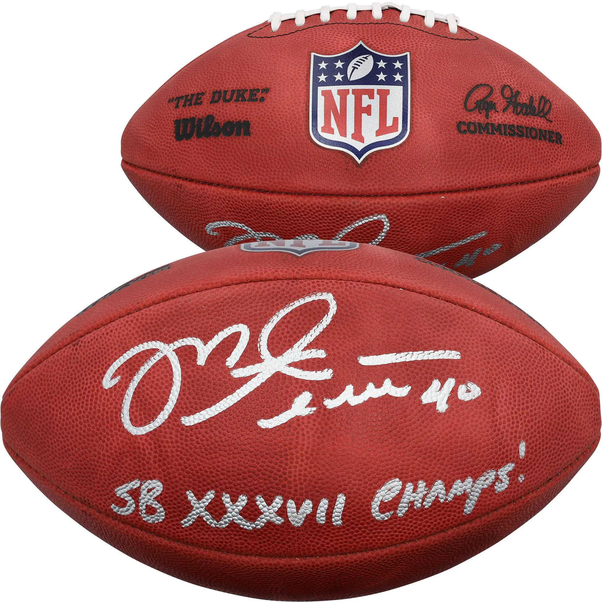 Mike Alstott Tampa Bay Buccaneers Autographed Wilson Super Bowl XXXVII Football with "SB XXXVII Champs" Inscription - Fanatics Authentic Certified