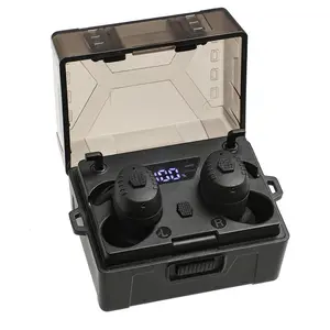 ARMNEXT shooting In-Ear Tactical Bluetooth Earbuds with Active Noise Cancelling NRR27dB Superior Sound Isolation for Hunting & Field Operations Waterproof Headphones Tactical Gear Charging Automatic Electronic Audio Protection, Portable