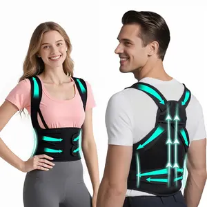 Posture Corrector Invisible Breathable Adjustable Straps Open Shoulder Design, Comfortable and Stylish Back Support Belt