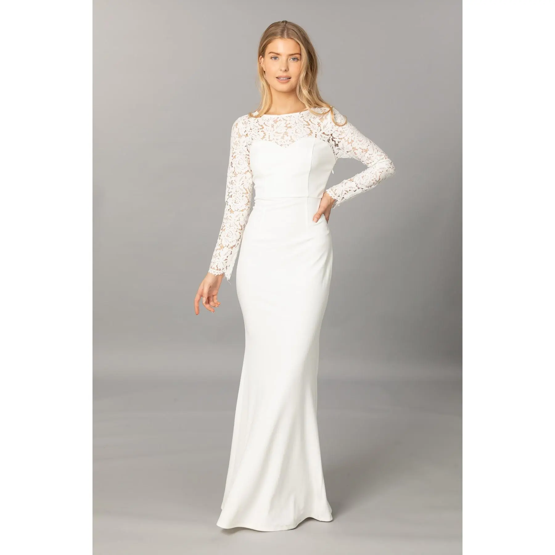 Jane Lace Long Sleeve Gown Jane Lace Long Sleeve Gown