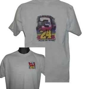 Vintage 90s 1995 Nascar Dale Earnhardt Sr #3 Jeff Gordon #24 T-Shirt Sweatshirt Hoodie Gray