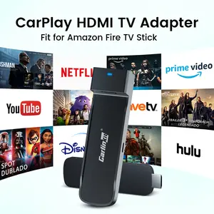 CarlinKit CarPlay Converter HDMI Multimedia TV Adapter fit for Amazon Fire TV Stick, Compatible with any car model with factory wired CarPlay, 1080P@60fps, Digital Products Entertainment Electronics Accessories Streaming