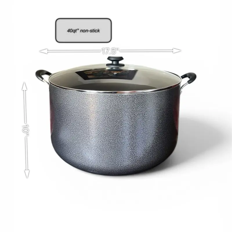 (40QT) Olla grande de teflon antiadherente non-stick cookware (40QT) Olla grande de teflon antiadherente non-stick cookware