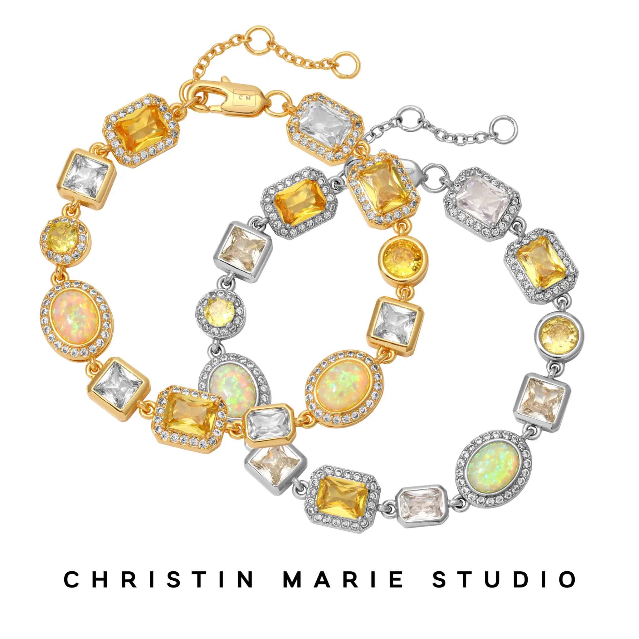 Lemonade (Yellow) Solstice Gemstone Bracelet