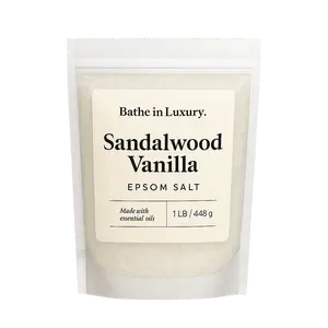 Sandalwood Vanilla Epsom Salt – Warm & Comforting Bath Soak
