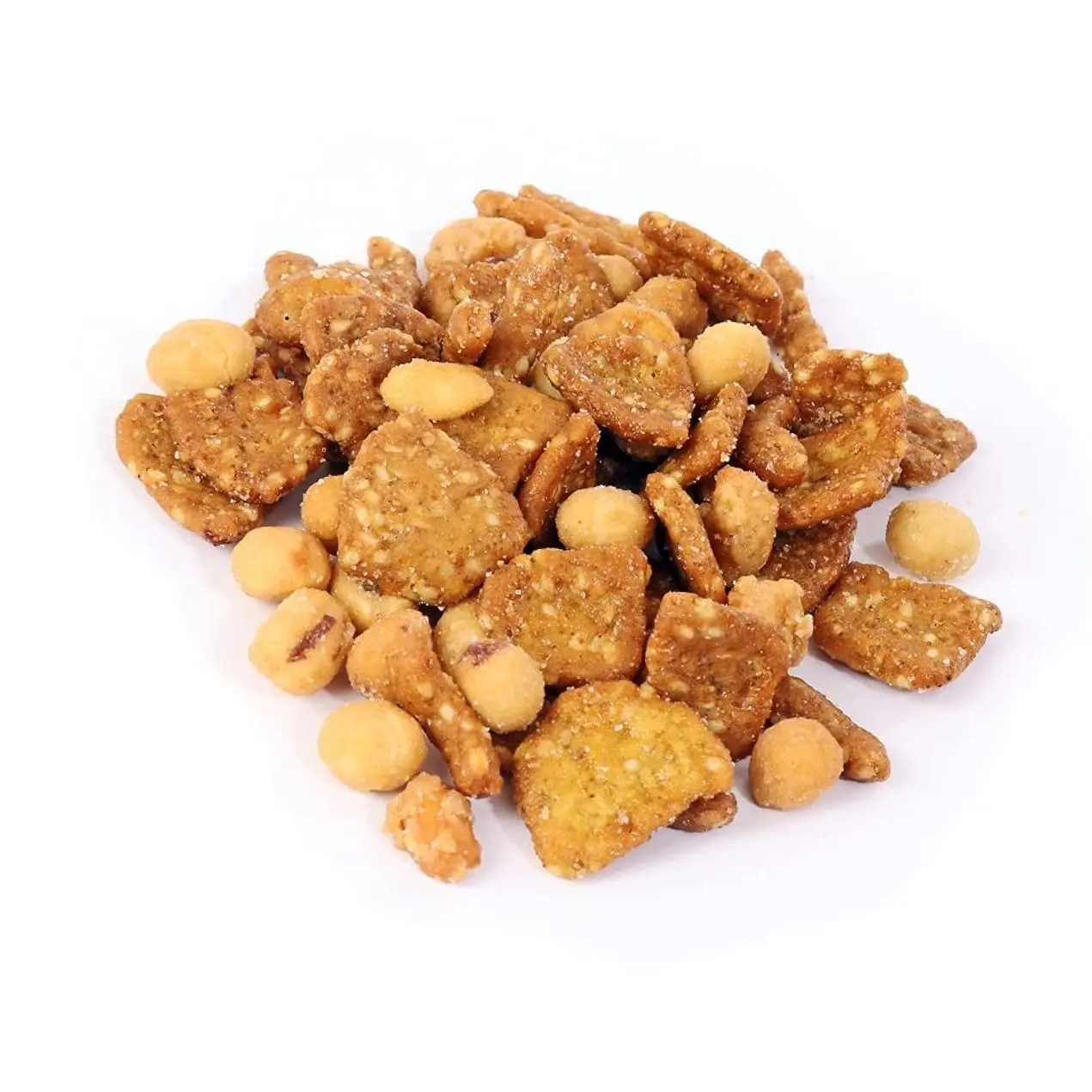 Oregon Farm Fresh Snacks Honey Roasted Mixed Nuts Snack Mix - Locally Made Honey Roasted Peanuts, Toffee Peanuts & Sesame Sticks Snacks - Perfect Sweet & Salty Nut Mix (16oz)