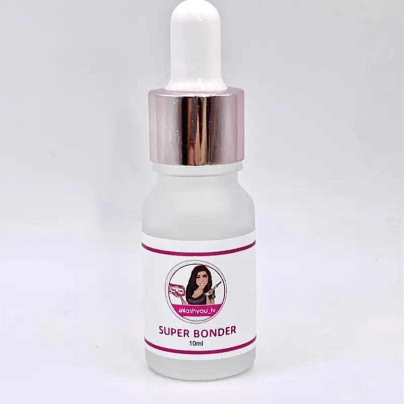 ilashyou_lv Super Bonder for Eyelash Extensions Glue Accelerator 10ml Sealer Primer Aid Professional Lash Tech Supplies