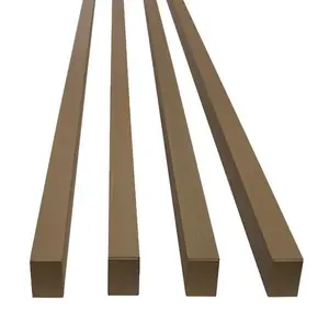 Teak Slat Accent Wall & Privacy Fence Kit – WPC Composite Panels