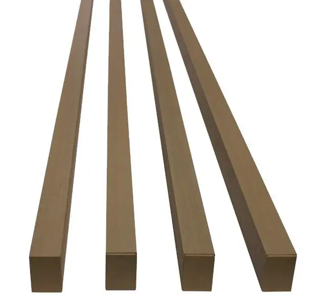 Teak Slat Accent Wall & Privacy Fence Kit – WPC Composite Panels