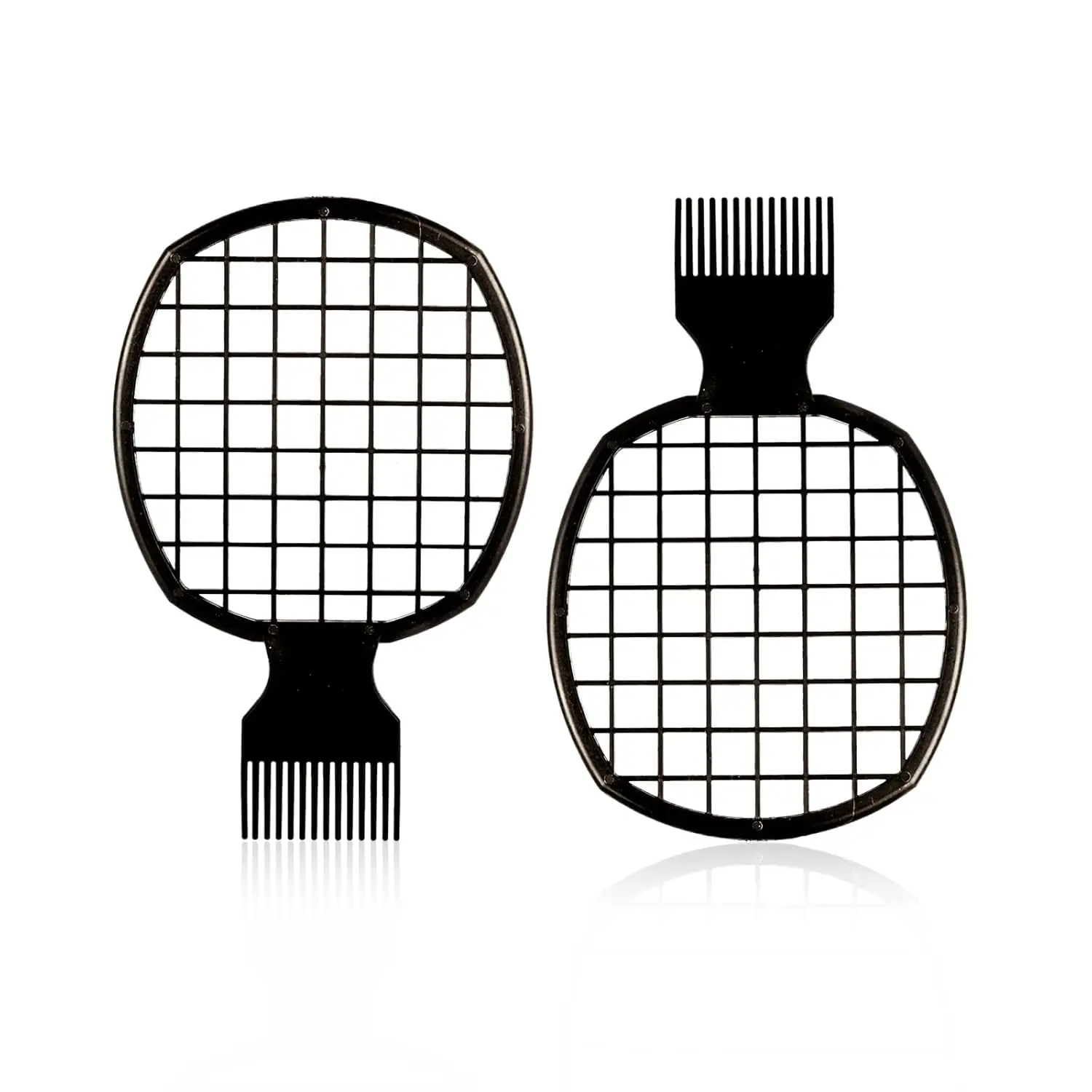 2Pcs Upgraded Twist Combs for Curls, Better Hair Brush for Men and Women (Black) Haircare Heatless