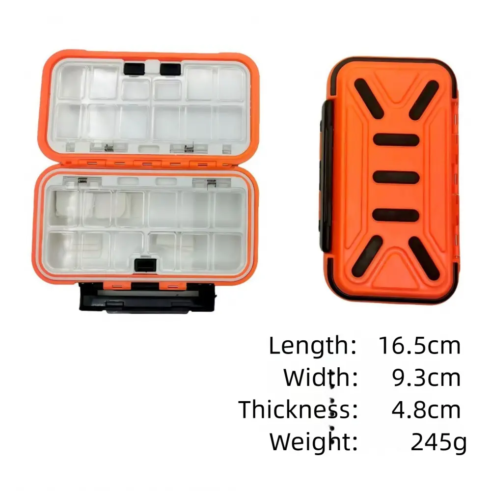 24-slot Lure box (large Size - Orange)