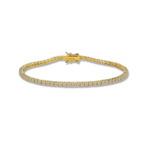 Aura Tennis Bracelet - Yellow Gold