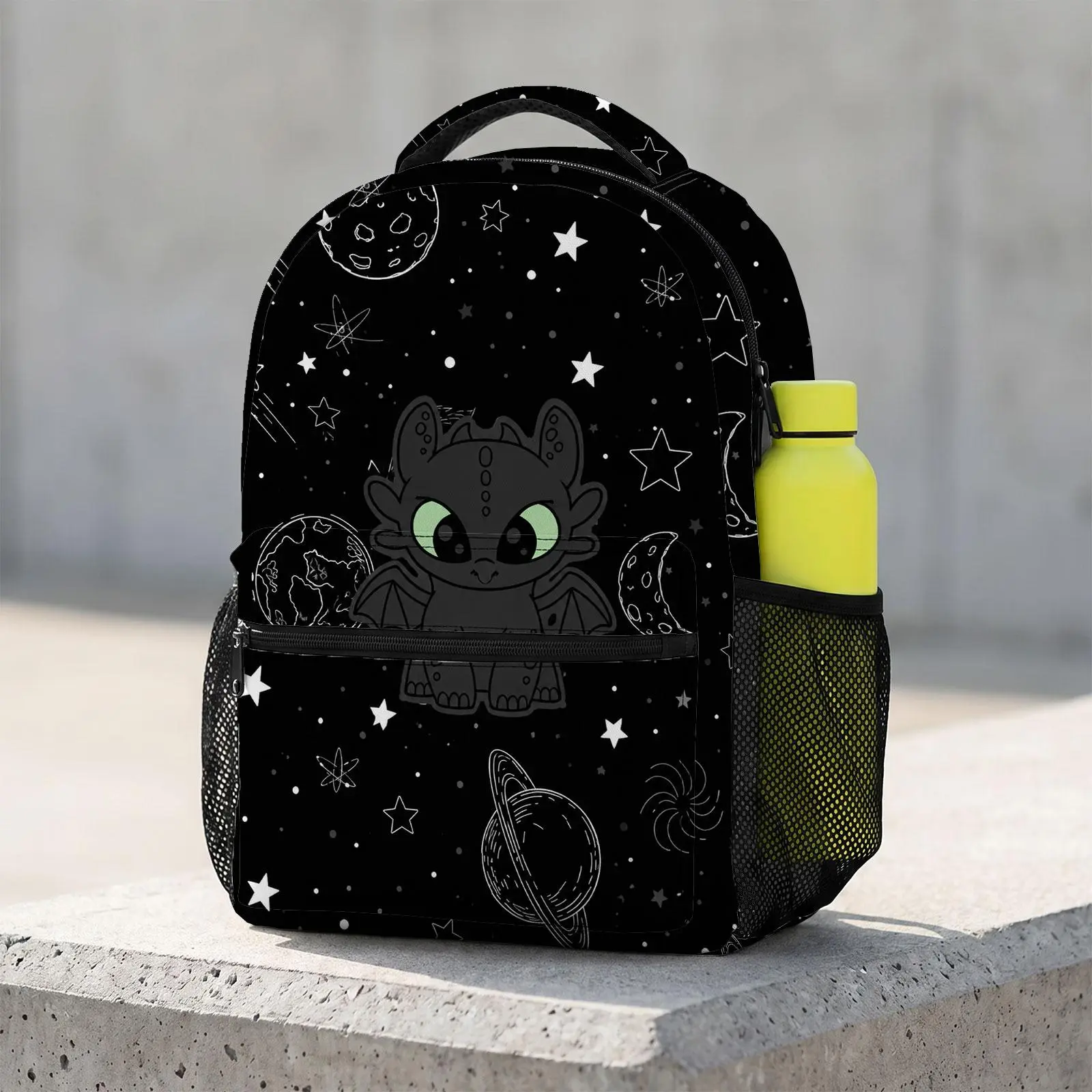How-to-Train-Your-Dragon Trending Cute Cartoon Laptop Backpack | Aesthetic Print Travel Daypack | Durable Lightweight School Bookbag for Men & Women