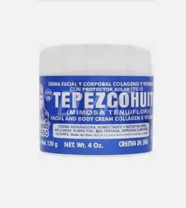 DEL INDIO PAPAGO Tepezcohuite Facial Day Cream 60g Antiflamatory agains ACNE and Skin Black Spots