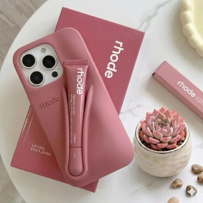 rhode iPhone 16 Pro ケースとリップ ピンク Rhode fall lip case+ Lip Tint iPhone 15Pro/15Pro Max/16 Pro/16Pro
