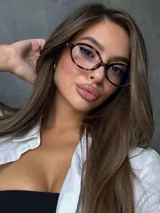 Women's Vintage Full Rim Eyeglasses, Trendy Casual Eyeglasses for Everyday Use, Fashion Accessories for Outdoor Activities, Fashionable Frames Glasses