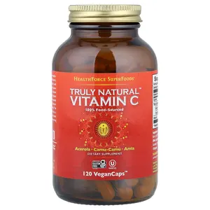HealthForce Superfoods Truly Natural™ Vitamin C, 120 VeganCaps™ (46.75 per Capsule)