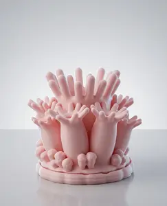 Spinning Coral Sea Anemone brush, and eyeliner holder